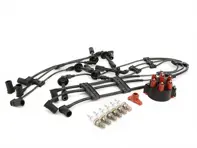 Zündungssatz Hochspannungskabel, Zündkerzen, Rotor, Verteilerkappe Porsche 911 3.2L 1985-89 - 91160201103, 91160201203, 91160201120, 93060290202, 93060291900